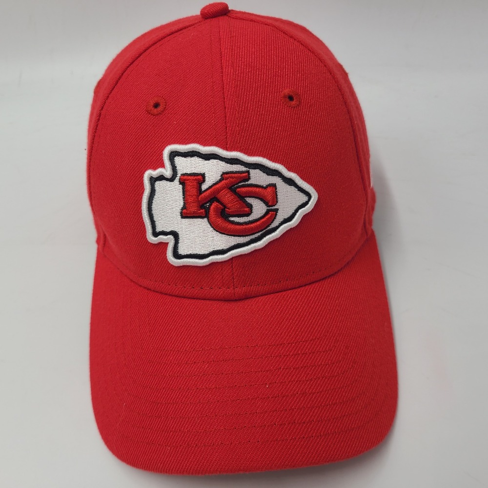 Kansas City Chiefs Hat Adjustable New Era 9Forty Red White NFL Football Logo Men